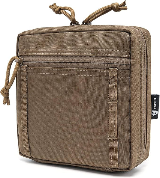 TSPRO Tactical Admin Pouch Compact EDC Utility Gadget Gear Pouches Portable Kit Organizer Storage Accessory for Bags