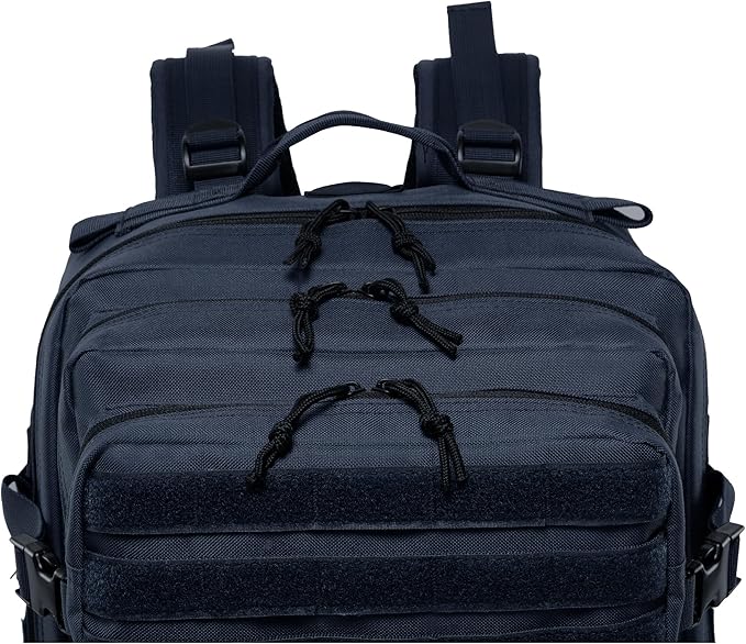 45L Military Tactical Backpack for Men & Women Bug Out Bag Assault pack Molle Daypack Hiking Trekking Rucksack(Blue)