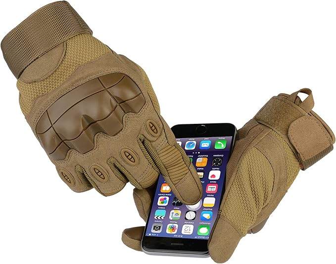 WTACTFUL Tactical Gloves for Men - Touch Screen - Airsoft Motorcycle Outdoor Costume