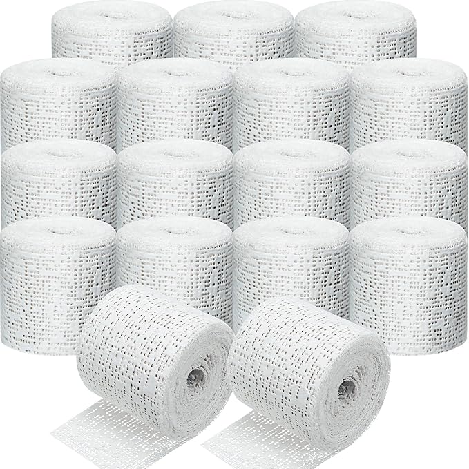 Treela Plaster Cloth Rolls Gauze Bandages Rolls Strips for Belly Casts, Scenery Molds, Mask Making, Art Projects, Body Casts, Craft Supplies(2 Inch x 59 Yard)