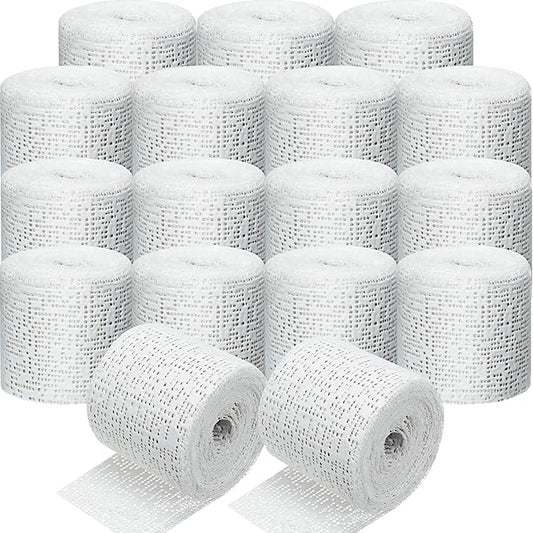 Treela Plaster Cloth Rolls Gauze Bandages Rolls Strips for Belly Casts, Scenery Molds, Mask Making, Art Projects, Body Casts, Craft Supplies(2 Inch x 59 Yard)