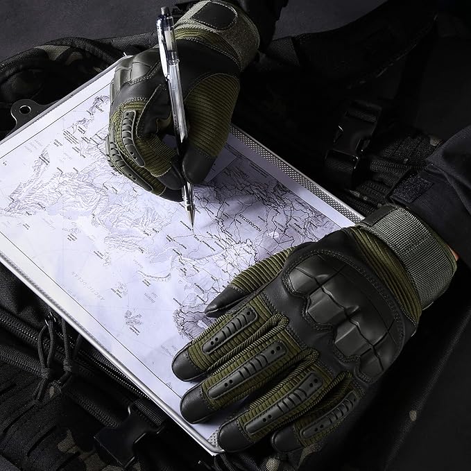 WTACTFUL Tactical Gloves for Men - Touch Screen - Airsoft Motorcycle Outdoor Costume
