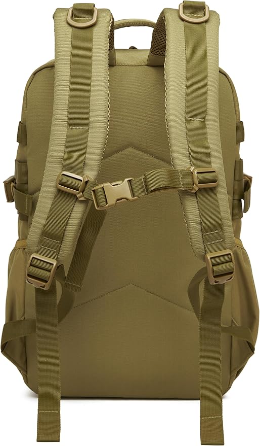 Wotony Tactical Backpack - Military waterproof backpack with multiple pockets and tactical gear for the outdoors (khaki, 30L)