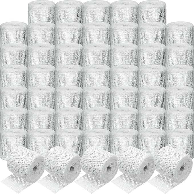 Treela Plaster Cloth Rolls Gauze Bandages Rolls Strips for Belly Casts, Scenery Molds, Mask Making, Art Projects, Body Casts, Craft Supplies(2 Inch x 177 Yard)