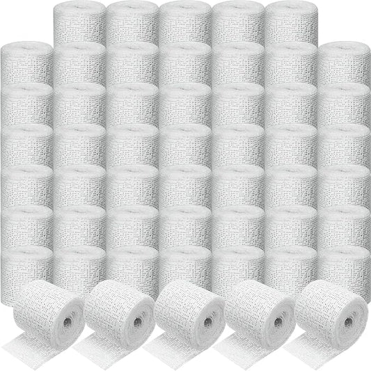 Treela Plaster Cloth Rolls Gauze Bandages Rolls Strips for Belly Casts, Scenery Molds, Mask Making, Art Projects, Body Casts, Craft Supplies(2 Inch x 177 Yard)