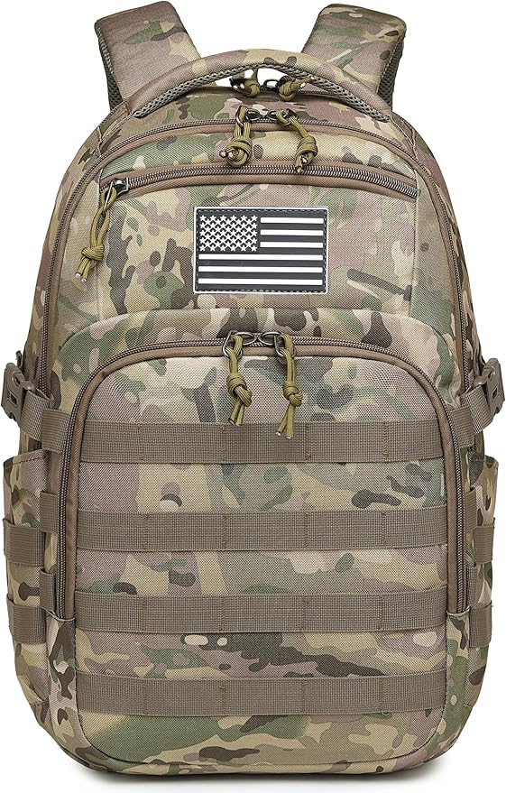 Wotony Military tactical backpack, backpack for men black small tactical assault bag