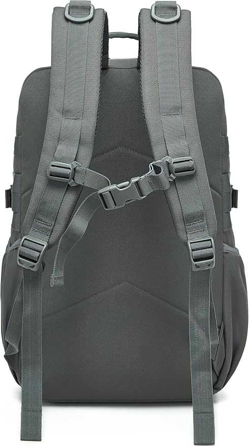 Wotony Tactical Backpack - Military waterproof backpack with multiple pockets and tactical gear for the outdoors (dark gray, 35L)