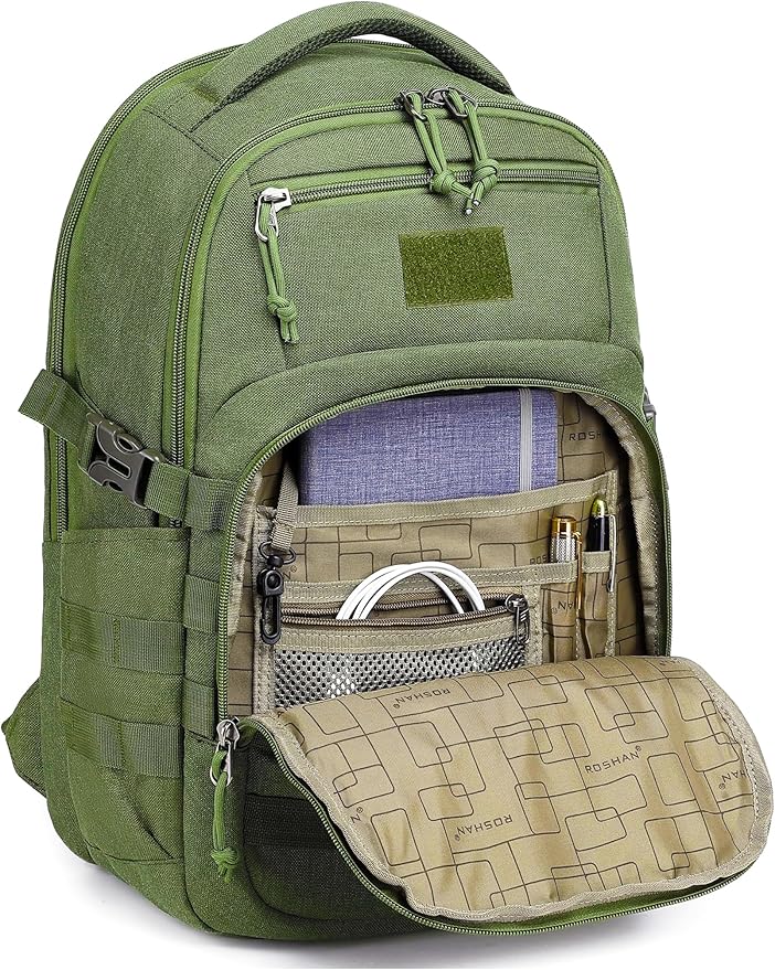 Wotony Military tactical backpack, backpack for men black small tactical assault bag
