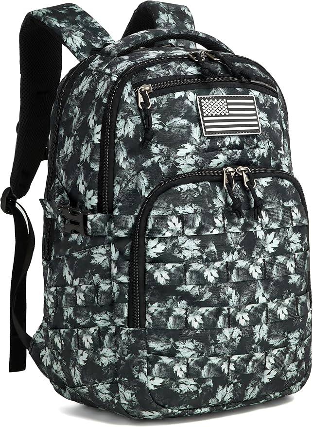 Wotony Military tactical backpack, backpack for men black small tactical assault bag