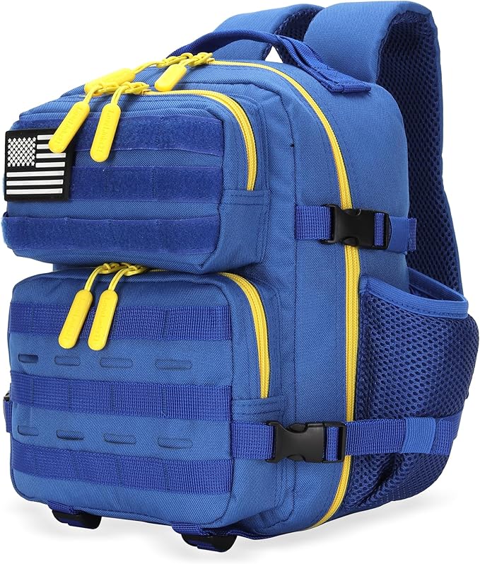 9L Mini Tactical Backpack 9L Assault Pack 9L Tactical Backpack Hiking Fitness Backpack(Blue)