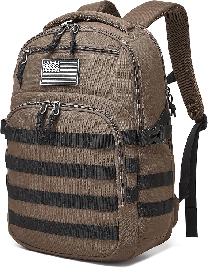 Wotony Military tactical backpack, backpack for men black small tactical assault bag