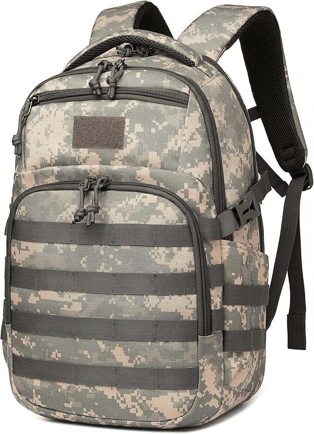 Wotony Military tactical backpack, backpack for men black small tactical assault bag