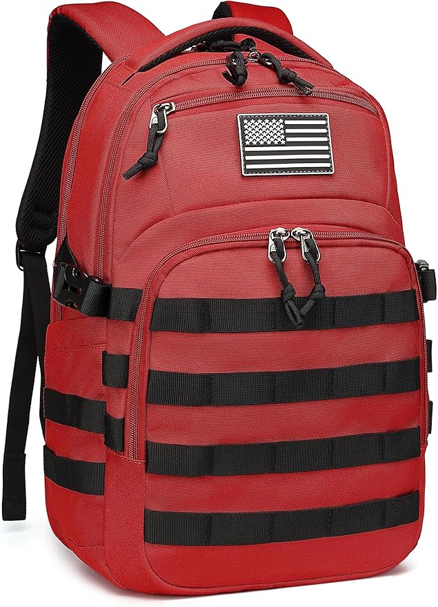 Wotony Military tactical backpack, backpack for men black small tactical assault bag