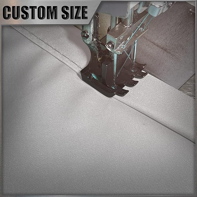 Amgo 10' x 10' Custom Size Grey Rectangle Square Waterproof Sun Shade Sail Order to Make UPF50+ AMWTPR0712 Canopy Awning, 98% UV Blockage Water Resistant, Backyard Patio Garden (We Customize)