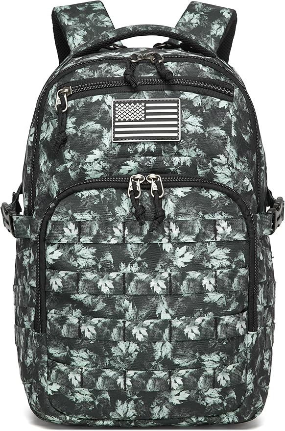 Wotony Military tactical backpack, backpack for men black small tactical assault bag