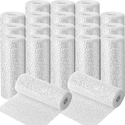 Treela Plaster Cloth Rolls Gauze Bandages Rolls Strips for Belly Casts, Scenery Molds, Mask Making, Art Projects, Body Casts, Craft Supplies(6 Inch x 66 Yard)