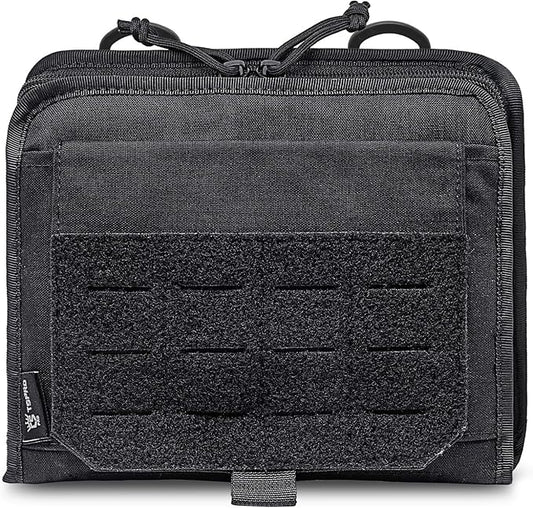 TSPRO Ultra Tactical Molle Admin Pouch Utility EDC Pouch Tool Organizer Clam-Shell Molle Pouches for Tools and Medical Suppliers Organization