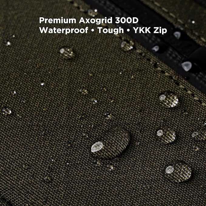 ALPAKA HUB Pouch Pro EDC Organizer - Small Tool Pouch for Electronics, Cables with YKK Zipper, Daily Use and Travel - Axogrid 300D Weatherproof UV Resistant Fabric