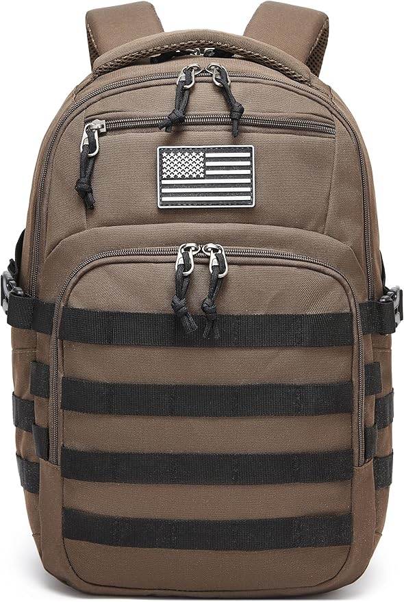Wotony Military tactical backpack, backpack for men black small tactical assault bag