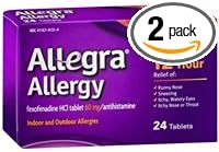 Allegra 12 Hour Allergy, Non-Drowsy 60mg Tablets