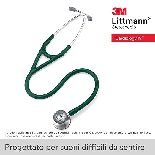3M Littmann Cardiology IvTM 27"; Stethoscope Hunter Green