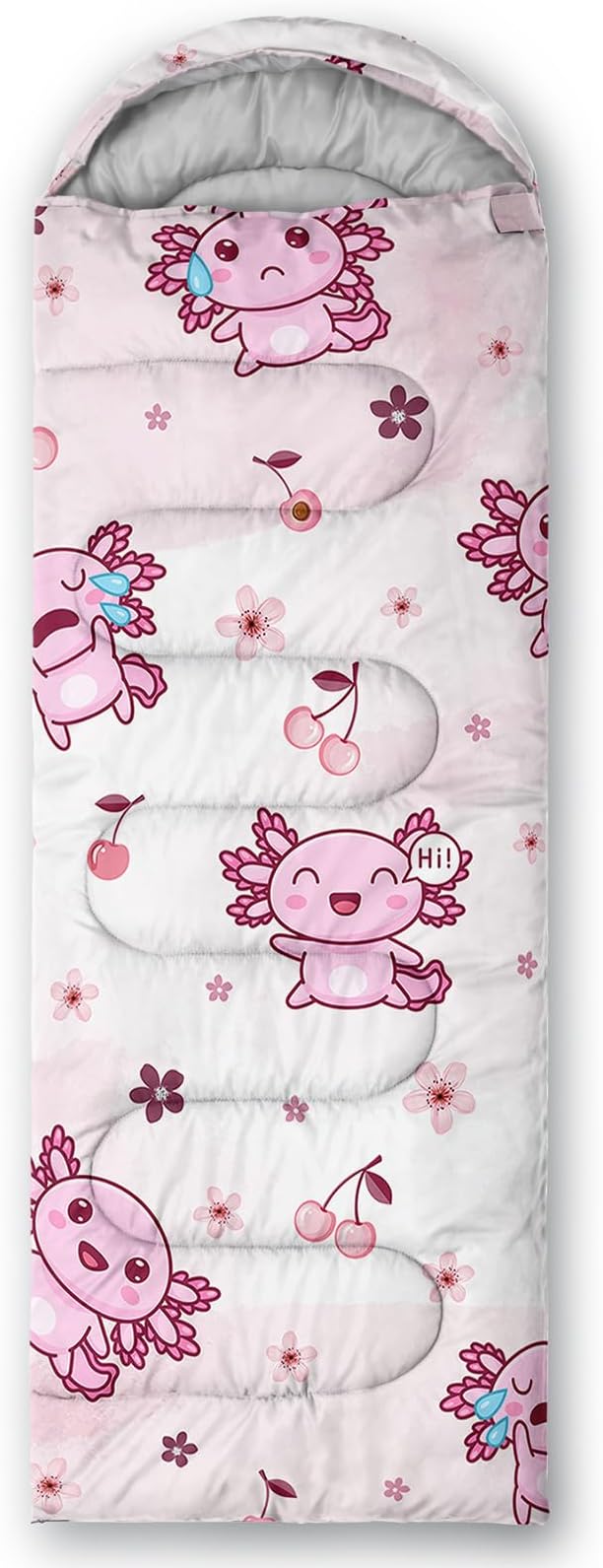 QOOMO Camping Sleeping Bags,3 Season Warm & Cool Weather,Lightweight,Waterproof Sleeping Bags for Adults & Kids,Traveling,and Outdoors,Camping Gear Equipment