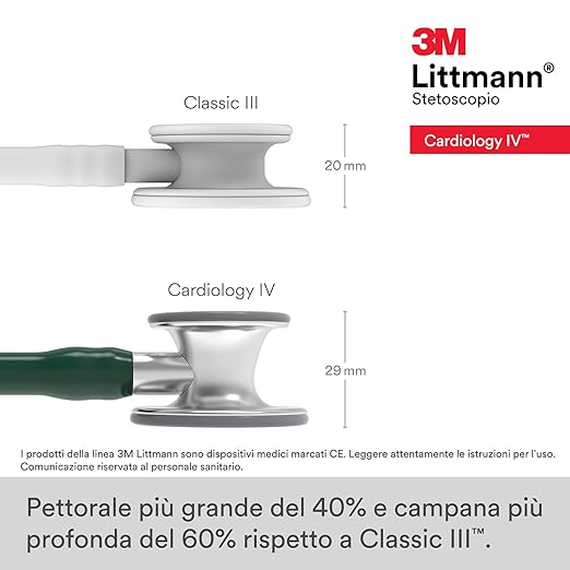 3M Littmann Cardiology IvTM 27"; Stethoscope Hunter Green