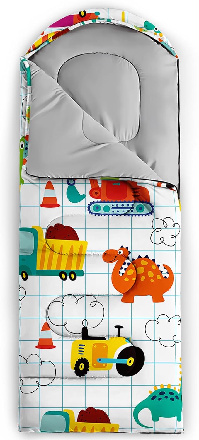 QOOMO Camping Sleeping Bags,3 Season Warm & Cool Weather,Lightweight,Waterproof Sleeping Bags for Adults & Kids,Traveling,and Outdoors,Camping Gear Equipment