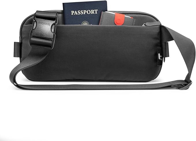 tomtoc Compact EDC Sling Bag, Minimalist Chest Shoulder Backpack Crossbody Bag for Men Women, Lightweight Carry Casual Bag