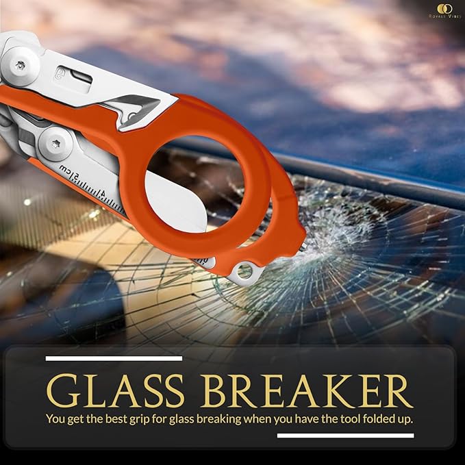 6-in-1 Multifunctional Trauma Shears – Premium Medical Shears for Nurses, EMTs, and First Responders