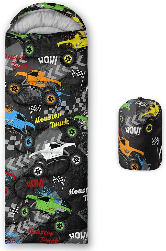 QOOMO Camping Sleeping Bags,3 Season Warm & Cool Weather,Lightweight,Waterproof Sleeping Bags for Adults & Kids,Traveling,and Outdoors,Camping Gear Equipment