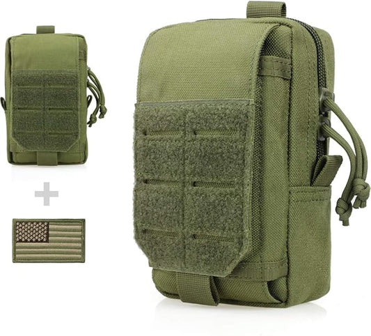 WYNEX Tactical EDC Pouch, Molle Utility Pouches Gadget Organizer Phone Holder Waist Pack Smartphone Pouch Tool Holster Pocket