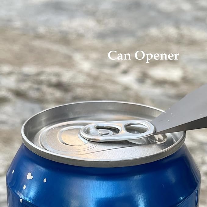 Titanium EDC Pry Bar Multi Tool Bottle Opener Nail Puller Crowbar Wrench Screwdriver Compact Size EDC Multi Tool