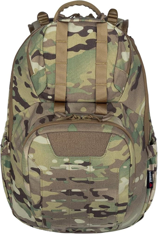 vAv YAKEDA 500D NylonTactical Military Backpack for Men,Fit 12.6-15.6 inches Laptop, Daily Bag for Hiking,hunting,running (CP)