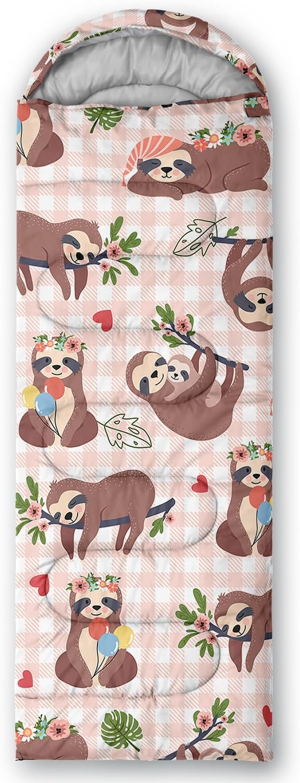 QOOMO Camping Sleeping Bags,3 Season Warm & Cool Weather,Lightweight,Waterproof Sleeping Bags for Adults & Kids,Traveling,and Outdoors,Camping Gear Equipment