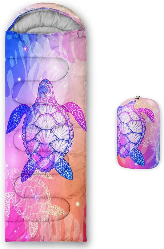 QOOMO Camping Sleeping Bags,3 Season Warm & Cool Weather,Lightweight,Waterproof Sleeping Bags for Adults & Kids,Traveling,and Outdoors,Camping Gear Equipment