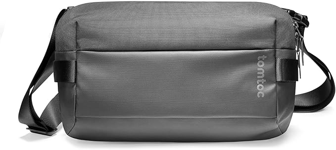 tomtoc Compact EDC Sling Bag, Minimalist Chest Shoulder Backpack Crossbody Bag for Men Women, Lightweight Carry Casual Bag