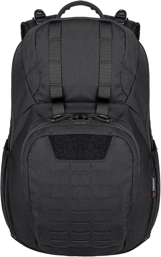 vAv YAKEDA 500D NylonTactical Military Backpack for Men,Fit 12.6-15.6 inches Laptop, Daily Bag for Hiking,hunting,running（Black）