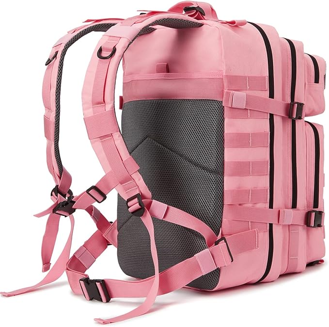 QT&QY 45L Military Tactical Backpacks Molle Army Assault Pack 3 Day Bug Out Bag Hiking Treeking Rucksack…