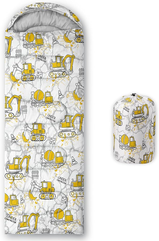 QOOMO Camping Sleeping Bags,3 Season Warm & Cool Weather,Lightweight,Waterproof Sleeping Bags for Adults & Kids,Traveling,and Outdoors,Camping Gear Equipment