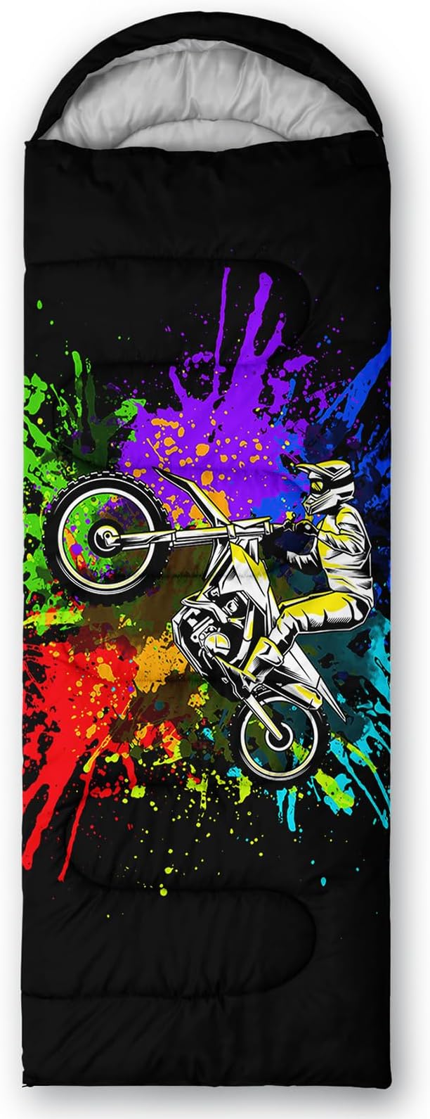 QOOMO Camping Sleeping Bags,3 Season Warm & Cool Weather,Lightweight,Waterproof Sleeping Bags for Adults & Kids,Traveling,and Outdoors,Camping Gear Equipment