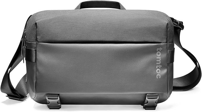 tomtoc Compact EDC Sling Bag, Minimalist Chest Shoulder Backpack Crossbody Bag for Men Women, Lightweight Carry Casual Bag