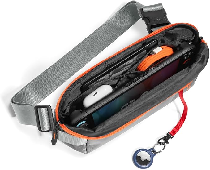 tomtoc Compact EDC Sling Bag, Minimalist Chest Shoulder Backpack Crossbody Bag for Men Women, Lightweight Carry Casual Bag