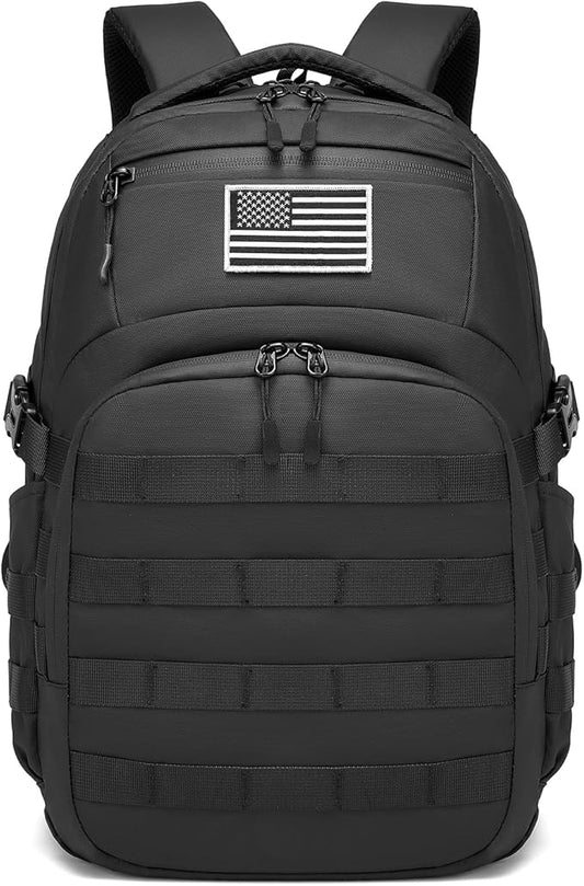Wotony Military tactical backpack, backpack for men black small tactical assault bag