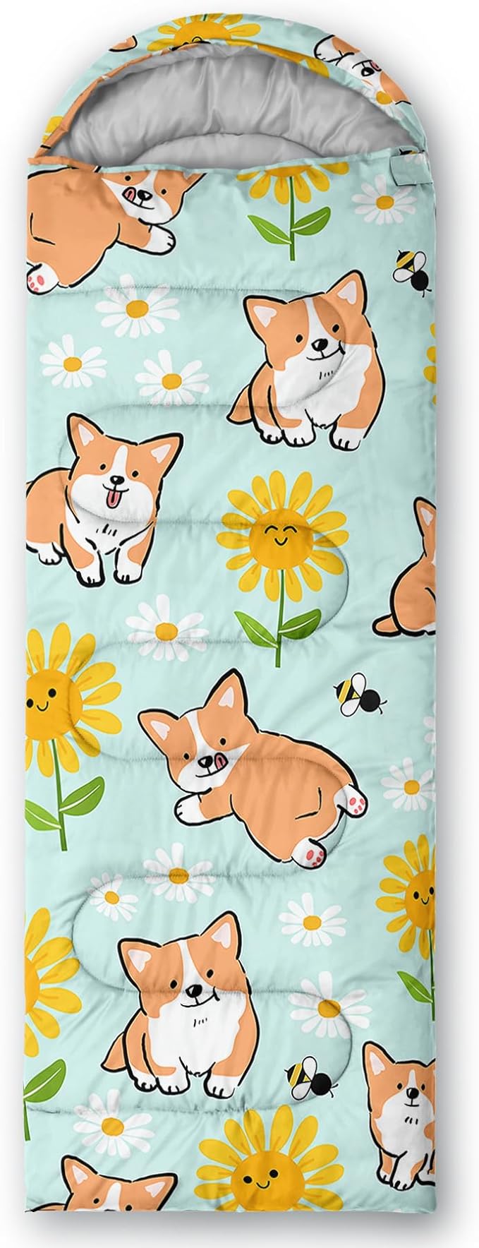 QOOMO Camping Sleeping Bags,3 Season Warm & Cool Weather,Lightweight,Waterproof Sleeping Bags for Adults & Kids,Traveling,and Outdoors,Camping Gear Equipment