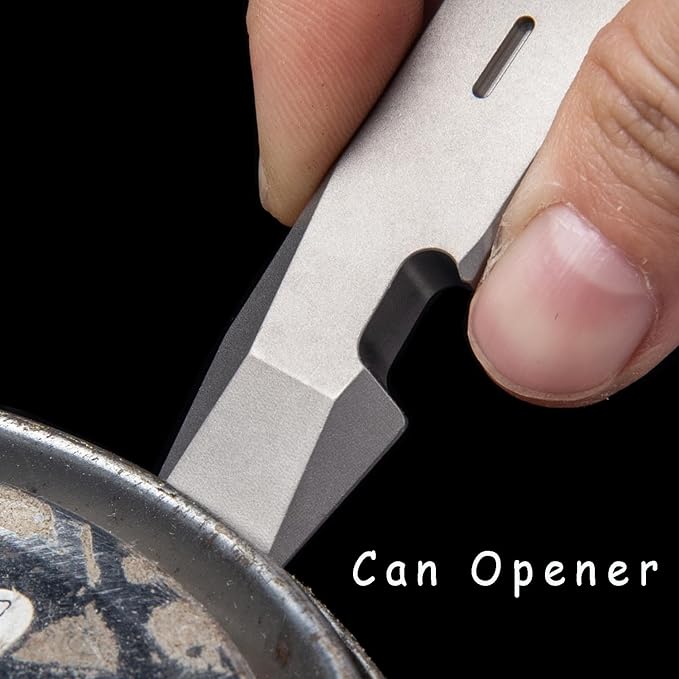 Titanium EDC Pry Bar Bottle Opener Keychain Pocket Pry Bar EDC Mini Crowbar Portable EDC Multi Tool