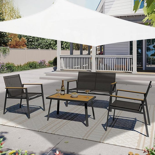 10' x 13' Sun Shade Sail, Rectangle Waterproof Canopy Awning UV Block Sunshade for Outdoor Patio Garden Terrace Backyard Pergola Sunscreen (White) (Customization Acceptable)