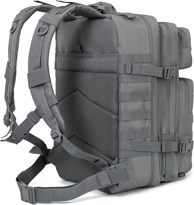 QT&QY 45L Military Tactical Backpacks Molle Army Assault Pack 3 Day Bug Out Bag Hiking Treeking Rucksack…