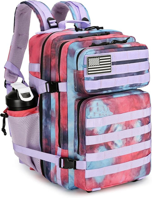 45L Military Tactical Backpack Hiking Backpacks Tactical Gear Camo Back Pack Army Molle Bag Rucksack Fitness Daypack