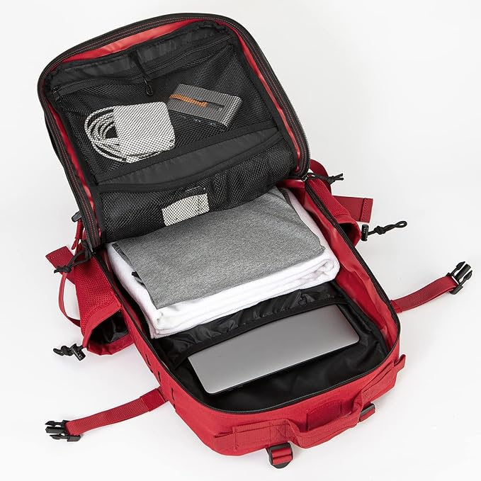 QT&QY 25L/45L Military Tactical Backpack For Men Molle Daypack 3 Day Bug Out Bag Hiking Rucksack With Bottle Holder